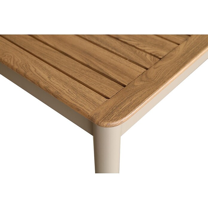 Gartentisch (L x B x H: 181 x 100 x 76 cm, Rechteckig, Braun, Aluminium) | BAUHAUS