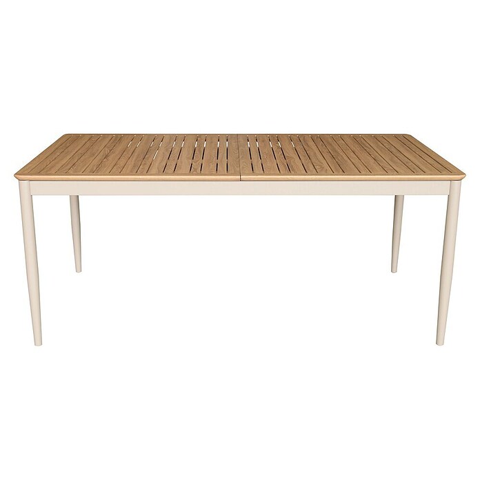 Gartentisch (L x B x H: 181 x 100 x 76 cm, Rechteckig, Braun, Aluminium) | BAUHAUS