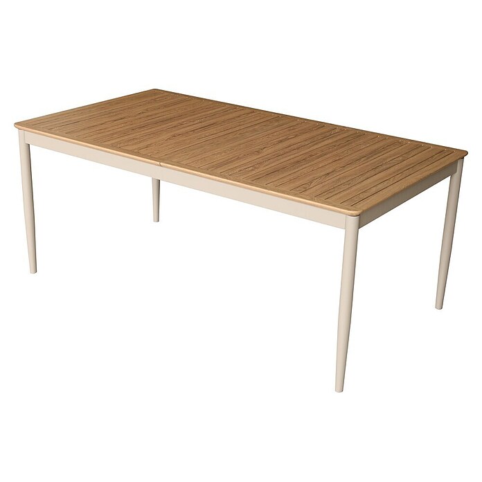 Gartentisch (L x B x H: 181 x 100 x 76 cm, Rechteckig, Braun, Aluminium) | BAUHAUS