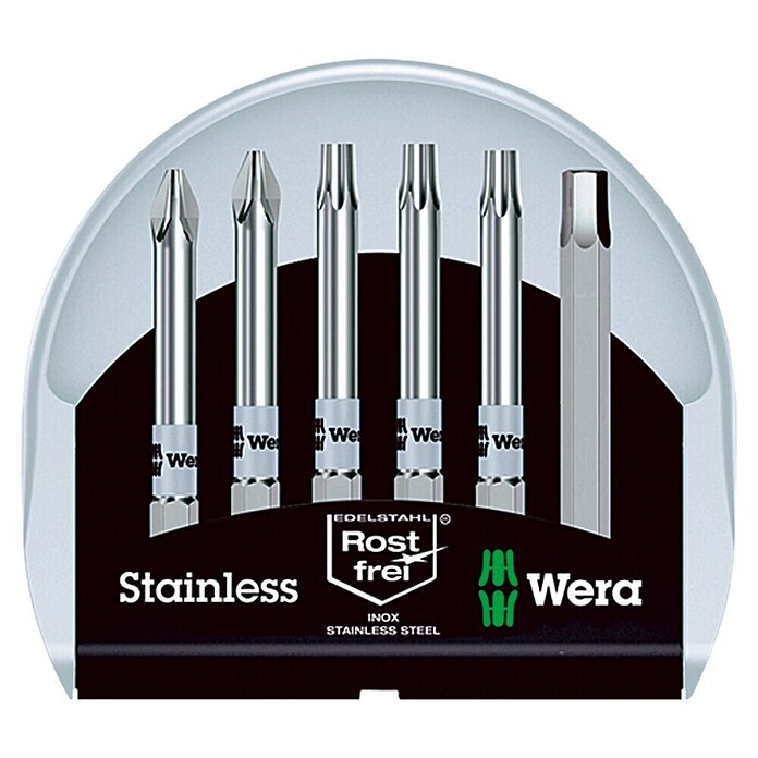 Wera Bitset Bit-Check Stainless (6-delig)
