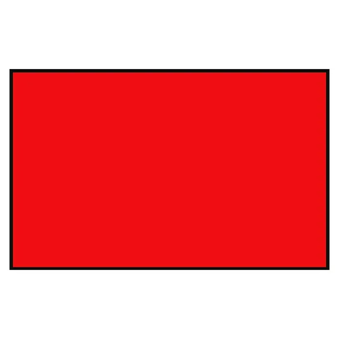 Protestflagge - 30 x 20 cm, Spunpolyester - Roter Hintergrund mit schwarzem Rahmen. Perfekt für Präsentationen oder als auffälliges Element für Webseiten.