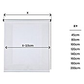 Estor enrollable Arles (An x Al: 80 x 180 cm, Blanco, Unicolor) | BAUHAUS