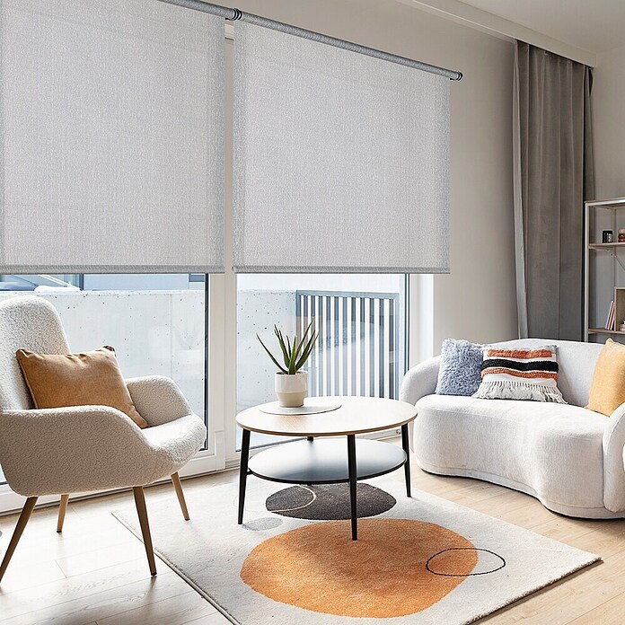 Estor enrollable Arles (An x Al: 80 x 180 cm, Gris, Unicolor) | BAUHAUS