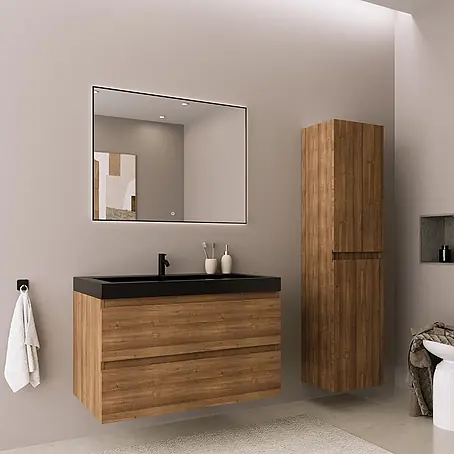 LOMAZOO  Badmöbel-Set BMSET-80-WE-WZ