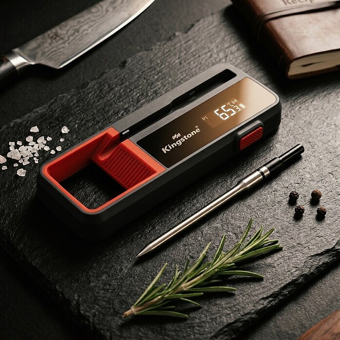 Kingstone Termometer za žar  (2 -del., Brezžična uporaba; povezava preko Bluetootha) | 8320 - Grillzubehör QM | ICGB - Grillzubehör | ICG - Grillgeräte / Grillzubehör | IC - Freizeit im Garten | I - Stadtgarten | BAUHAUS