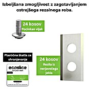 Nadomestni nož ESRB40 Ecoslice  (Ustrezno za: Worx, Einhell, Parkside, Scheppach, Powerworks, Ikra, 24 -del.) | 7285 - Mähroboterzubehör | IAEA - Rasenmäher | IAE - Gartenmotorgeräte | IA - Gartenhartware | I - Stadtgarten | BAUHAUS