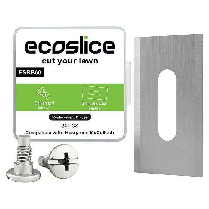 Nadomestni nož ESRB60 Ecoslice  (Ustrezno za: Husqvarna, McCulloch, Gardena, Flymo, Partner, Jonsered, 24 -del.) | 7285 - Mähroboterzubehör | IAEA - Rasenmäher | IAE - Gartenmotorgeräte | IA - Gartenhartware | I - Stadtgarten | BAUHAUS