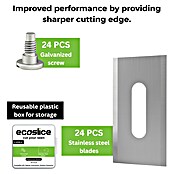 Nadomestni nož ESRB60 Ecoslice  (Ustrezno za: Husqvarna, McCulloch, Gardena, Flymo, Partner, Jonsered, 24 -del.) | 7285 - Mähroboterzubehör | IAEA - Rasenmäher | IAE - Gartenmotorgeräte | IA - Gartenhartware | I - Stadtgarten | BAUHAUS