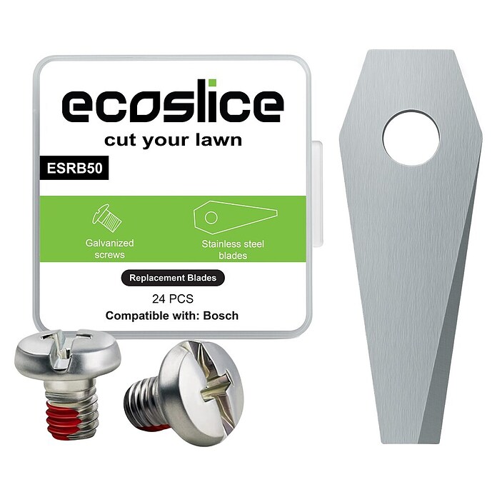 Nadomestni nož ESRB50 Ecoslice  (Ustrezno za: Bosch, 24 -del.) | 7285 - Mähroboterzubehör | IAEA - Rasenmäher | IAE - Gartenmotorgeräte | IA - Gartenhartware | I - Stadtgarten | BAUHAUS