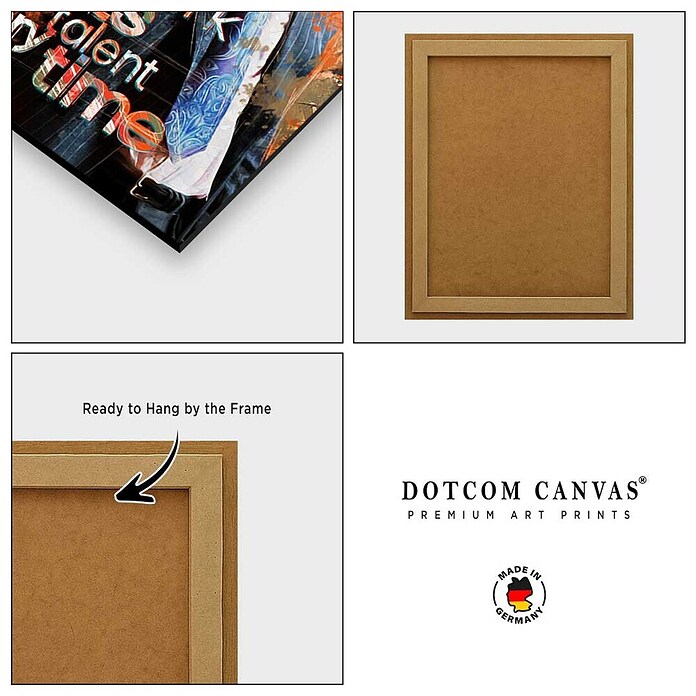 Dotcomcanvas Decopanel (Hard work beats talent, B x H: 90 x 58 cm) | BAUHAUS
