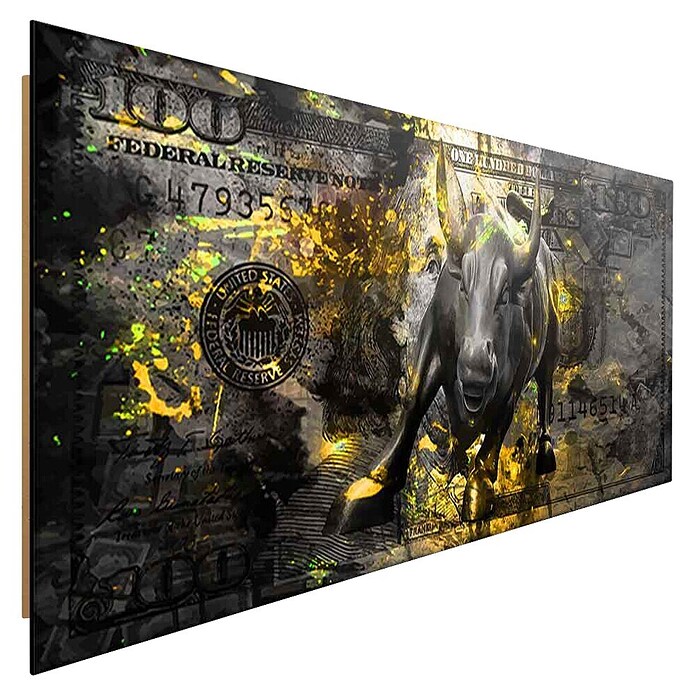Dotcomcanvas Decopanel (Black Bull, B x H: 156 x 52 cm) | BAUHAUS