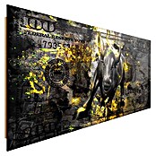 Dotcomcanvas Decopanel (Black Bull, B x H: 156 x 52 cm) | BAUHAUS