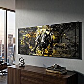 Dotcomcanvas Decopanel (Black Bull, B x H: 156 x 52 cm) | BAUHAUS