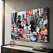 Dotcomcanvas Decopanel (Kiss in New York, B x H: 58 x 90 cm) | BAUHAUS