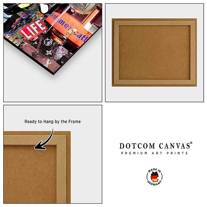 Dotcomcanvas Decopanel (Kiss in New York, B x H: 58 x 90 cm) | BAUHAUS