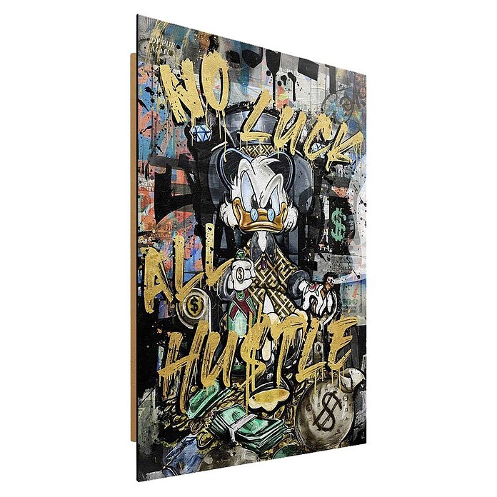 Dotcomcanvas Decopanel (All Hustle Duck, B x H: 78 x 116 cm) | BAUHAUS
