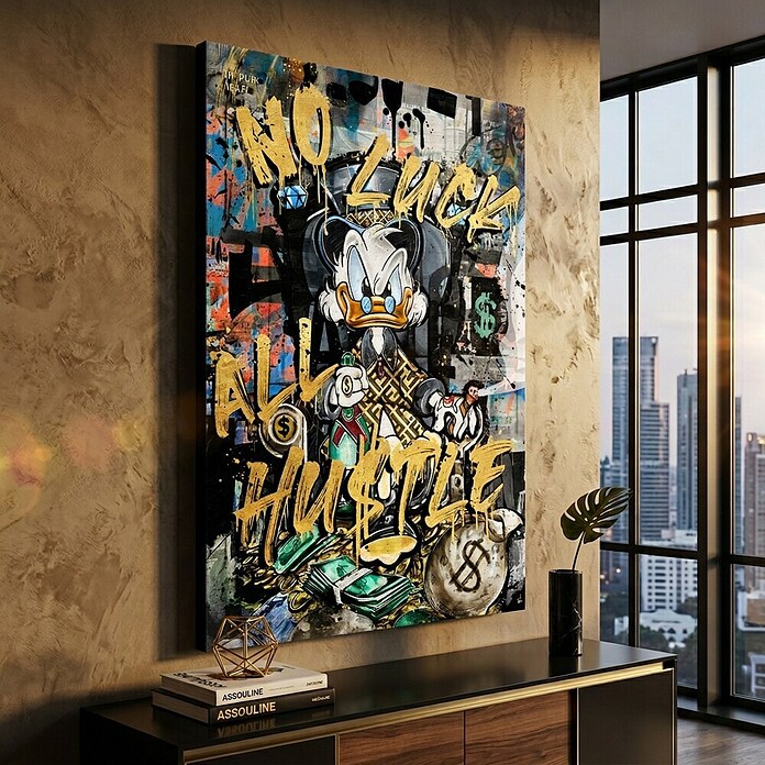 Dotcomcanvas Decopanel (All Hustle Duck, B x H: 78 x 116 cm) | BAUHAUS