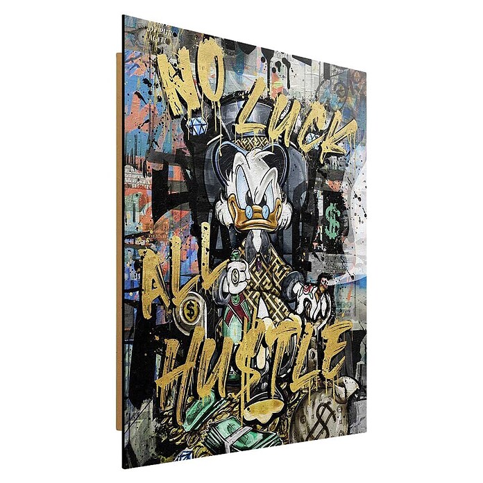 Dotcomcanvas Decopanel (All Hustle Duck, B x H: 40 x 50 cm) | BAUHAUS