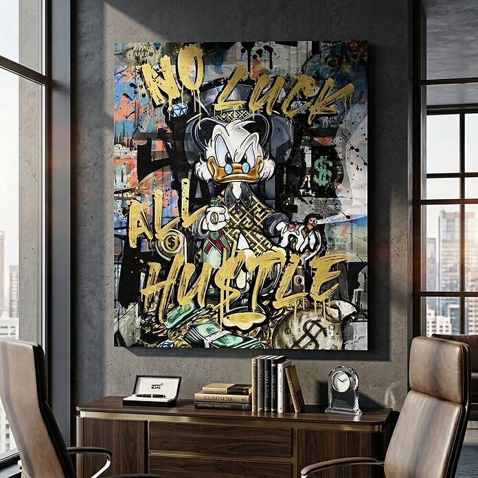Dotcomcanvas Decopanel (All Hustle Duck, B x H: 40 x 50 cm) | BAUHAUS