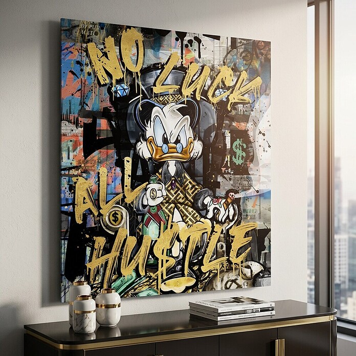 Dotcomcanvas Decopanel (All Hustle Duck, B x H: 40 x 50 cm) | BAUHAUS