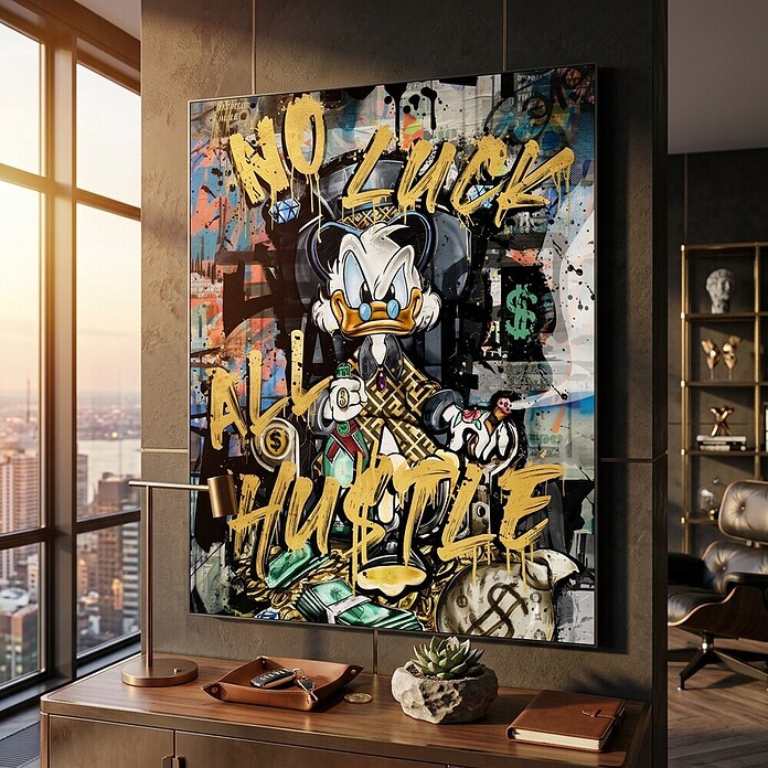 Dotcomcanvas Decopanel (All Hustle Duck, B x H: 40 x 50 cm) | BAUHAUS
