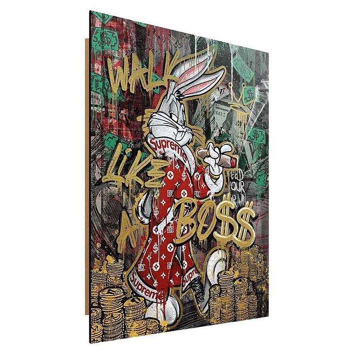 Dotcomcanvas Decopanel (Walk like a Boss, B x H: 40 x 50 cm) | BAUHAUS