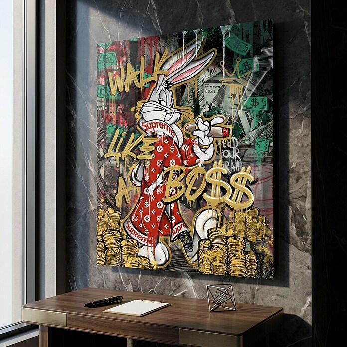 Dotcomcanvas Decopanel (Walk like a Boss, B x H: 40 x 50 cm) | BAUHAUS