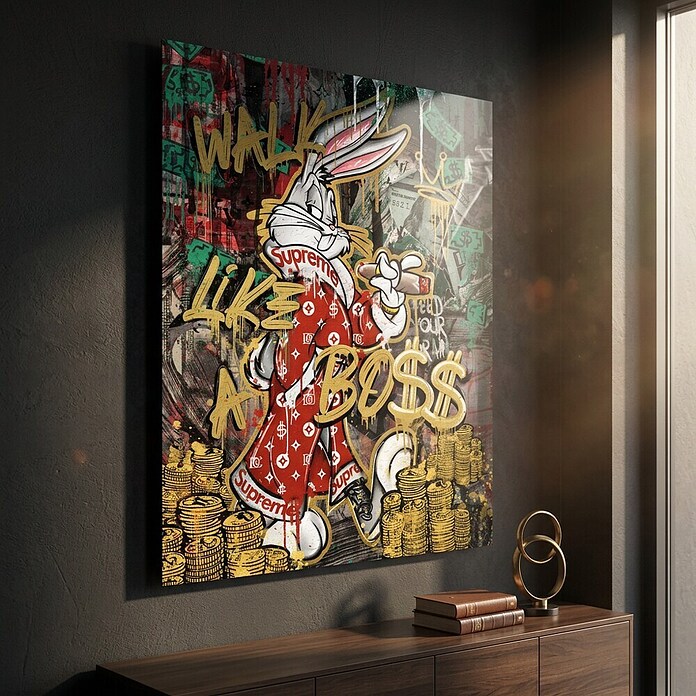 Dotcomcanvas Decopanel (Walk like a Boss, B x H: 40 x 50 cm) | BAUHAUS