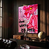 Dotcomcanvas Decopanel (Don´t Worry Be Pink, B x H: 40 x 50 cm) | BAUHAUS