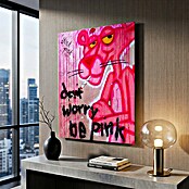 Dotcomcanvas Decopanel (Don´t Worry Be Pink, B x H: 40 x 50 cm) | BAUHAUS