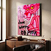 Dotcomcanvas Decopanel (Don´t Worry Be Pink, B x H: 40 x 50 cm) | BAUHAUS