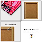Dotcomcanvas Decopanel (Don´t Worry Be Pink, B x H: 40 x 50 cm) | BAUHAUS