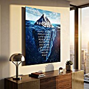 Dotcomcanvas Decopanel (Iceberg of Succsess, B x H: 40 x 50 cm) | BAUHAUS