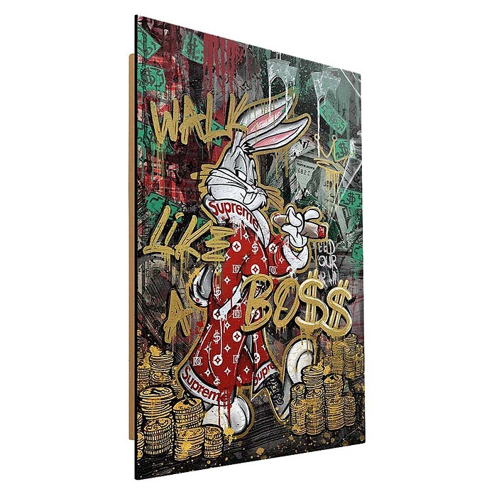 Dotcomcanvas Decopanel (Walk like a Boss, B x H: 58 x 90 cm) | BAUHAUS