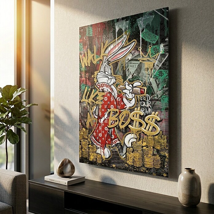 Dotcomcanvas Decopanel (Walk like a Boss, B x H: 58 x 90 cm) | BAUHAUS