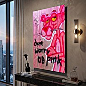 Dotcomcanvas Decopanel (Don´t Worry Be Pink, B x H: 58 x 90 cm) | BAUHAUS