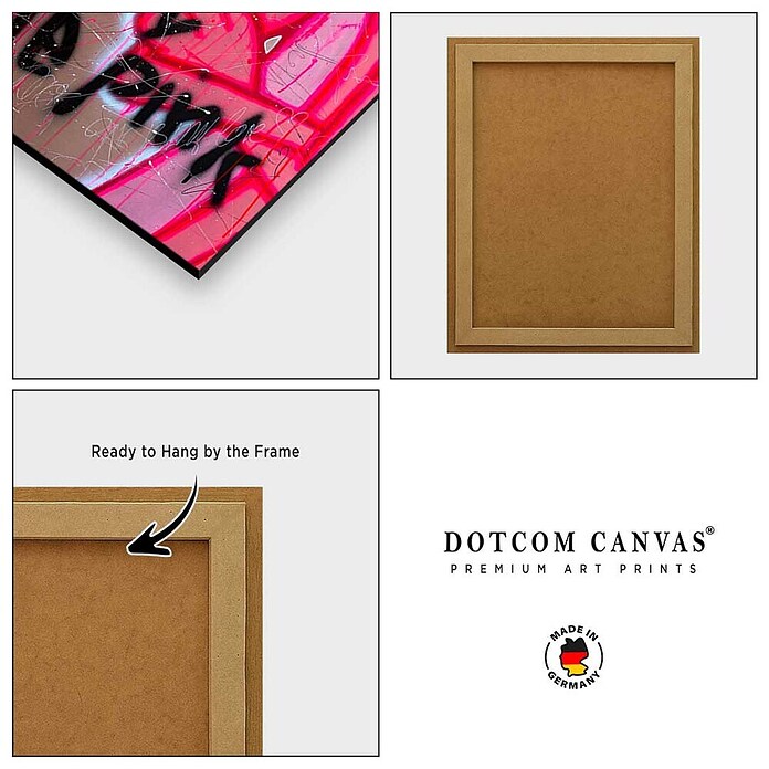 Dotcomcanvas Decopanel (Don´t Worry Be Pink, B x H: 58 x 90 cm) | BAUHAUS