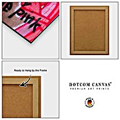 Dotcomcanvas Decopanel (Don´t Worry Be Pink, B x H: 58 x 90 cm) | BAUHAUS