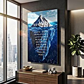 Dotcomcanvas Decopanel (Iceberg of Succsess, B x H: 58 x 90 cm) | BAUHAUS