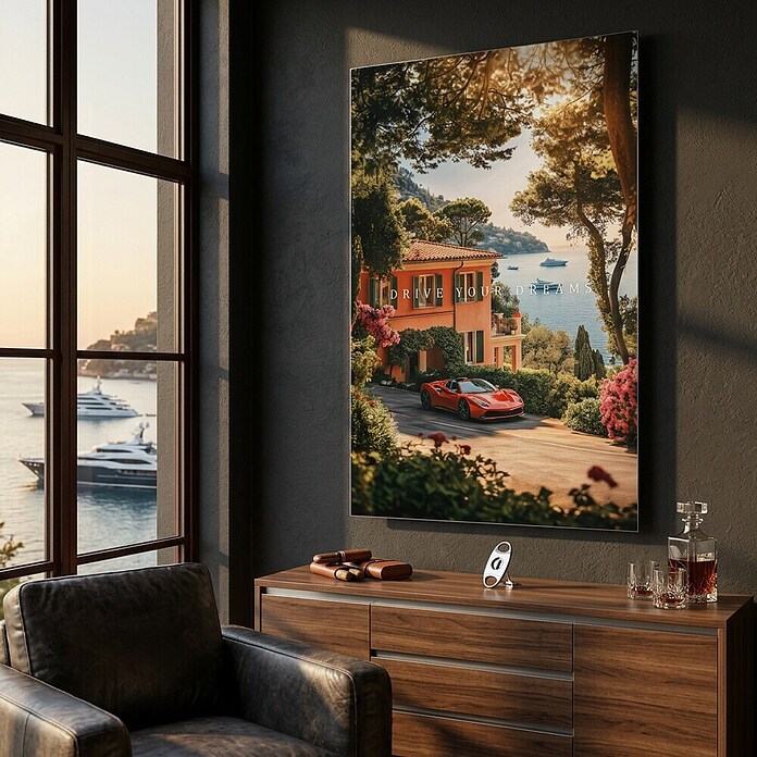 Dotcomcanvas Decopanel (Drive your dreams, B x H: 58 x 90 cm) | BAUHAUS