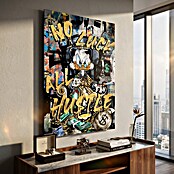 Dotcomcanvas Decopanel (All hustle Duck, B x H: 90 x 58 cm) | BAUHAUS