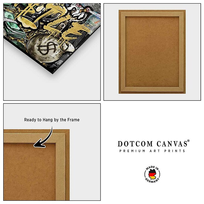 Dotcomcanvas Decopanel (All hustle Duck, B x H: 90 x 58 cm) | BAUHAUS