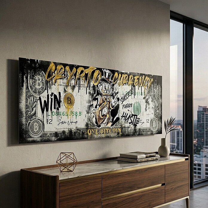 Dotcomcanvas Decopanel (Crypto Duck, B x H: 156 x 52 cm) | BAUHAUS