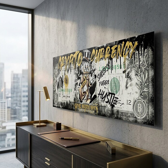 Dotcomcanvas Decopanel (Crypto Duck, B x H: 156 x 52 cm) | BAUHAUS