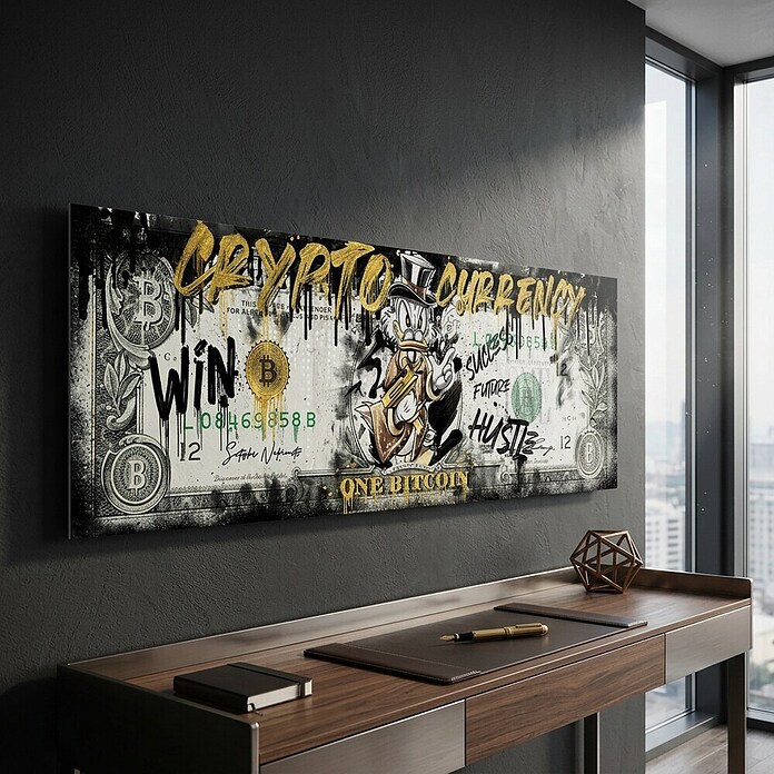 Dotcomcanvas Decopanel (Crypto Duck, B x H: 156 x 52 cm) | BAUHAUS