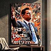 Dotcomcanvas Decopanel (Hard work beats talent, B x H: 90 x 58 cm) | BAUHAUS