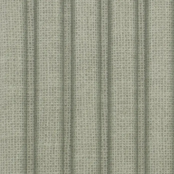 CanDo Akustikpaneel Curve - Sage, 2.600 x 300 x 19 mm, 2 Stk. - Mattgrünes, texturiertes Material mit ausgeprägten vertikalen Rillen und feinem Webmuster.