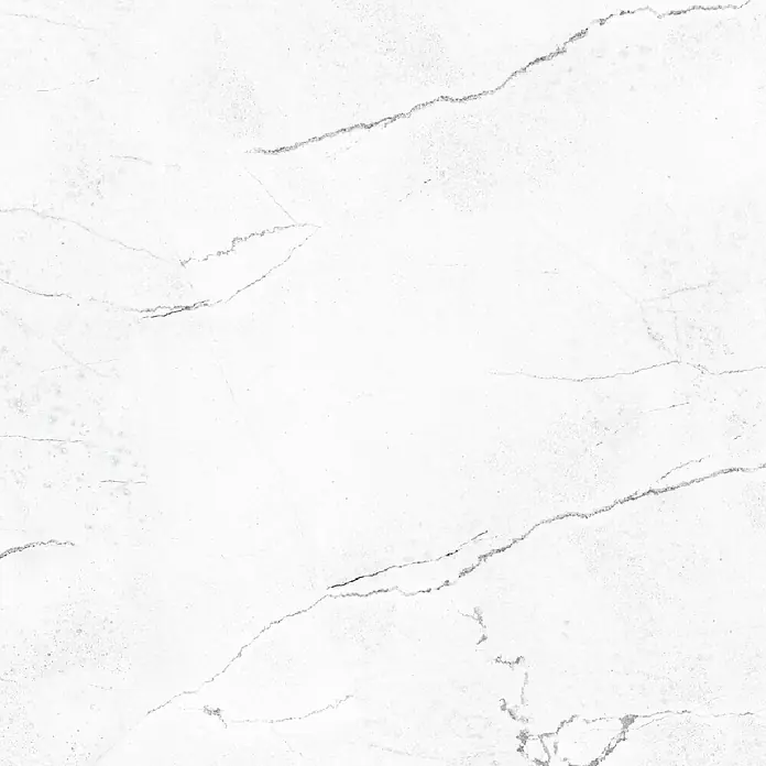 LOGOCLIC Wandpaneel Designwall - Carrara, 265 x 123 cm - Weiße Marmorstruktur mit zarten grauen Adern.