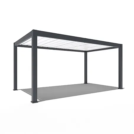 Weide  Carport Autoüberdachung Aluminium 3 x 5,3 M anthrazit