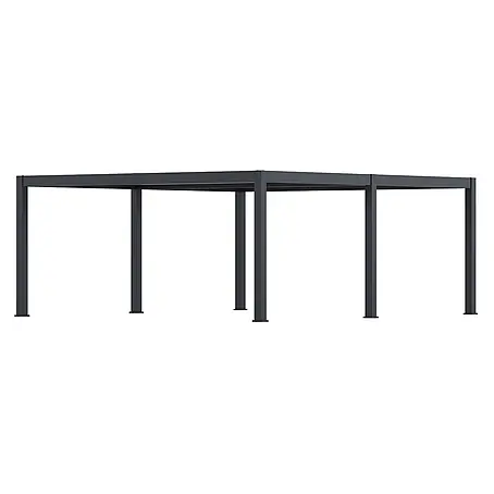 Weide  Carport Autoüberdachung Aluminium 6 x 5,3 M Anthrazit